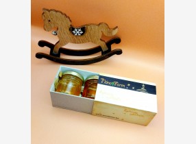 Mini ajándékcsomag 2x50g mézzel